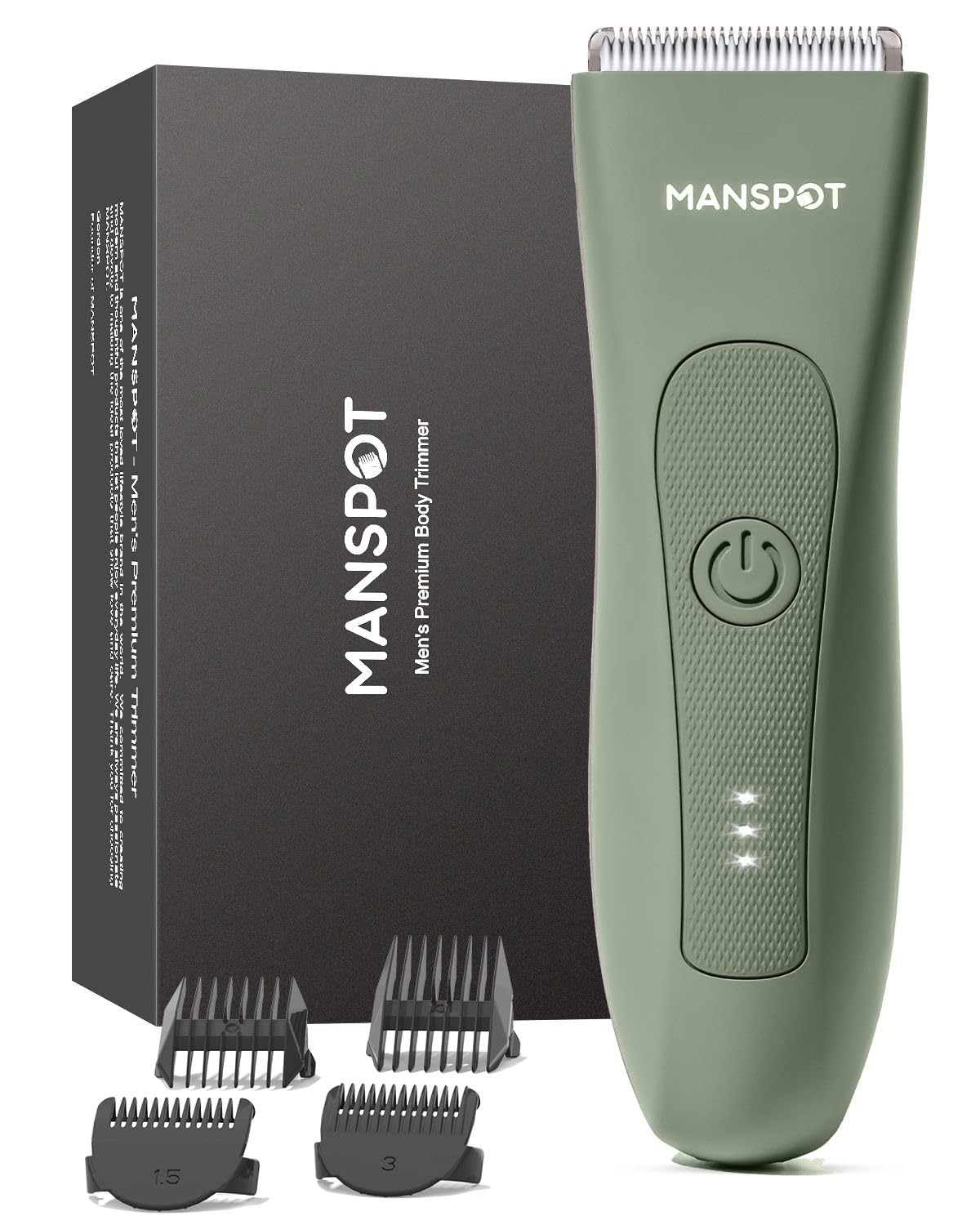 MANSPOT Manscape Hair Finishing Trimmer overview showing a smooth, comfortable grooming experience.