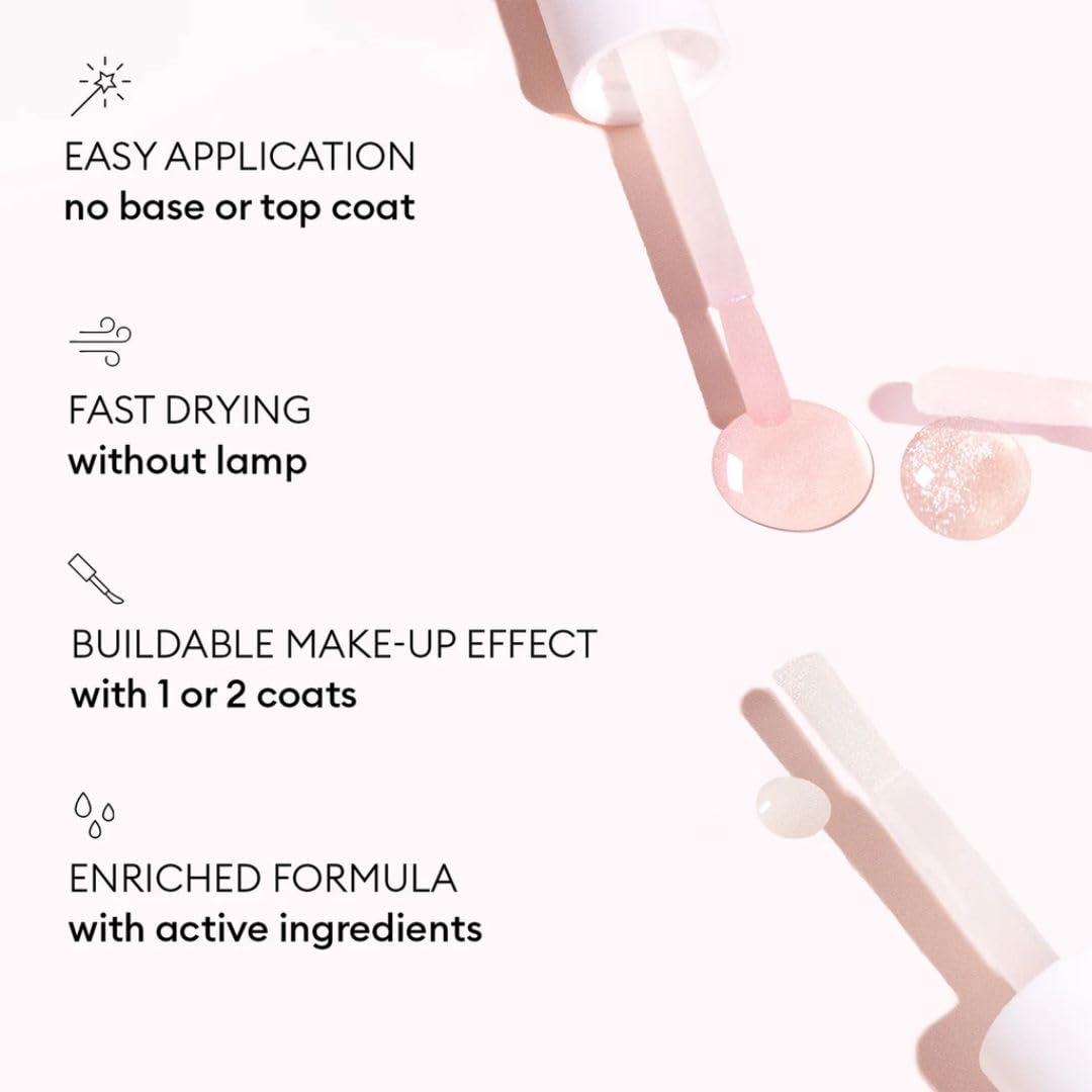 Manucurist Active Bright fast-dry action delivers quick, smooth nail finish.