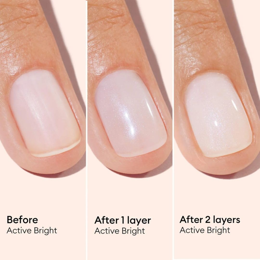 Manucurist Active Bright no-base-no-top-coat use enables simple, effortless manicure.