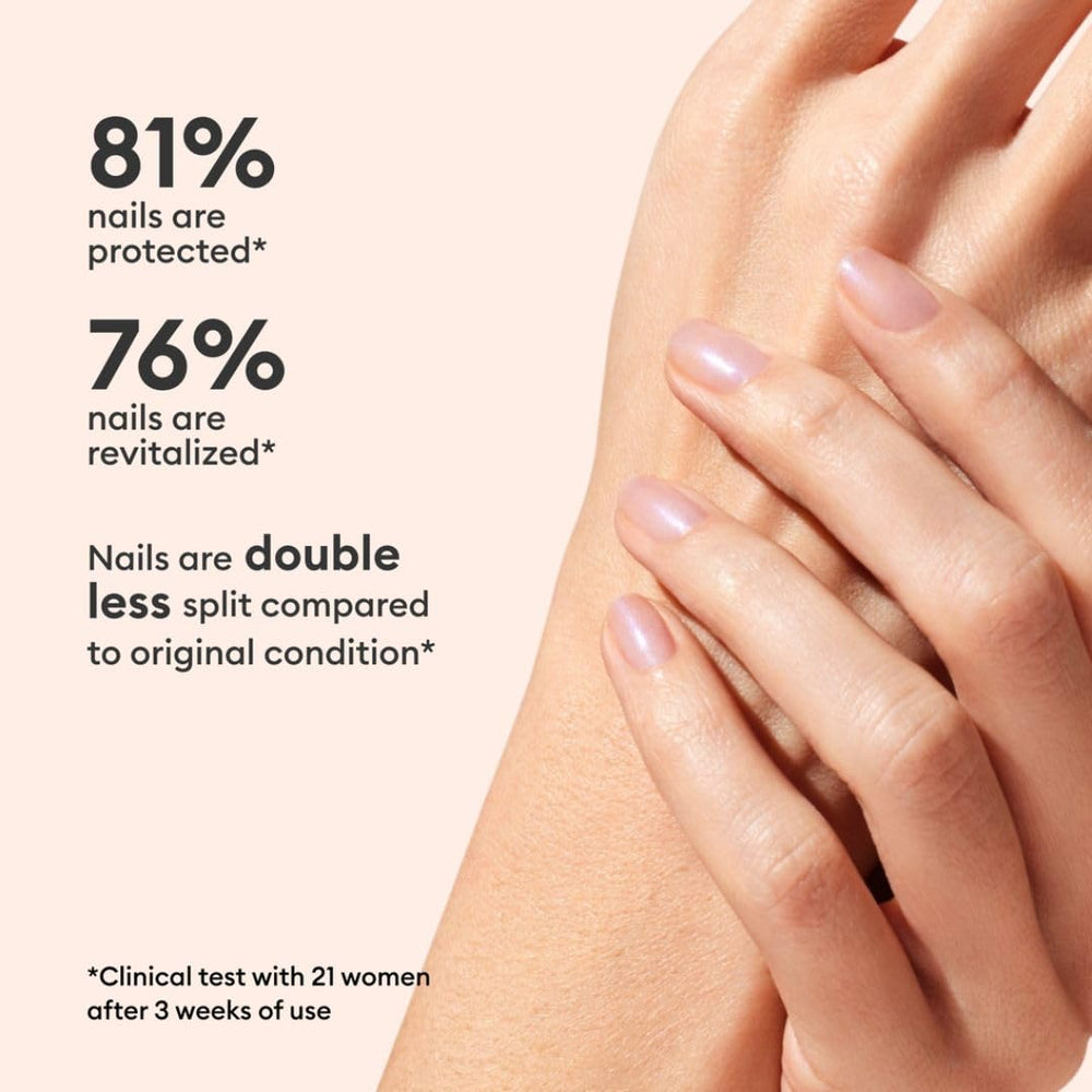 Manucurist Active Bright vegan formula nourishes nails while brightening their appearance.