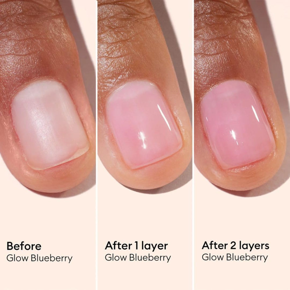 Manucurist Active Glow Blueberry packaging emphasizes vegan Made in France polish