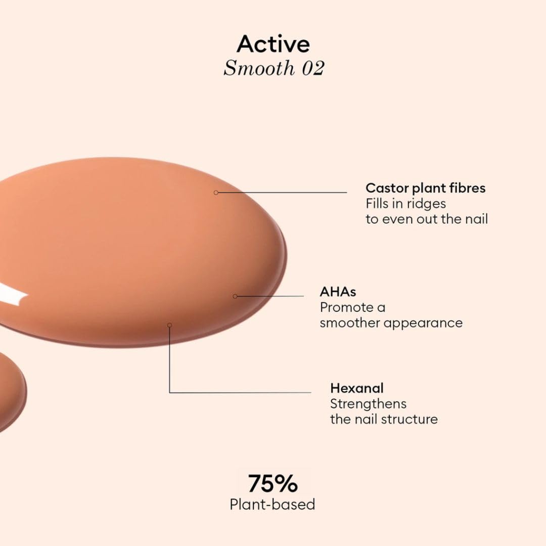 Manucurist Active Smooth 02 packaging front signals vegan, cruelty-free formula.