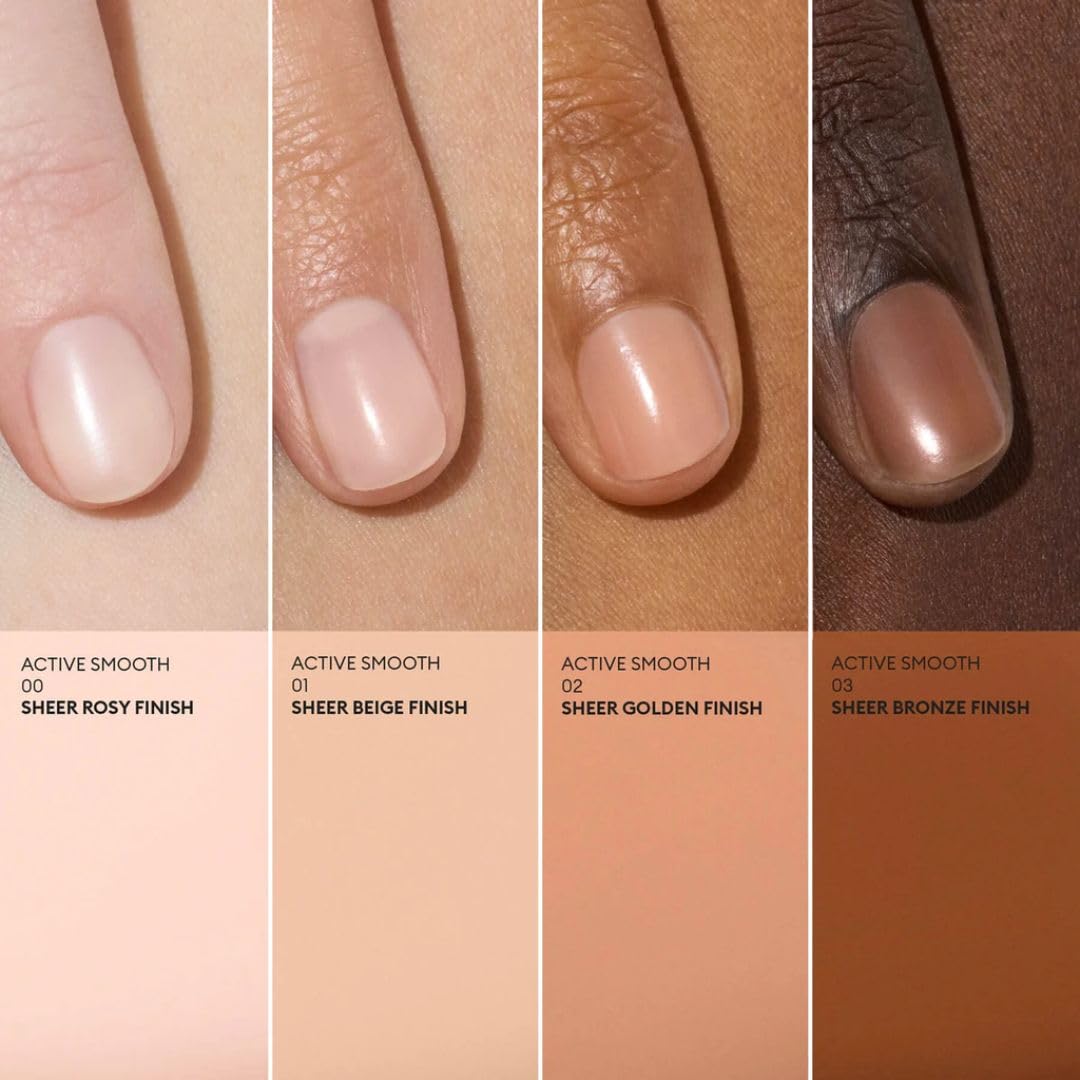 Manucurist Active Smooth 02 nail ridge fill effect demonstrates subtle improvement.