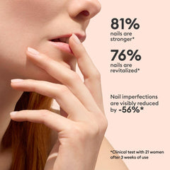 Manucurist Active Smooth brush application shows easy one-coat results.