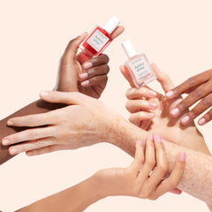 Manucurist Active Smooth swatch demonstrates concealer-like coverage for nails