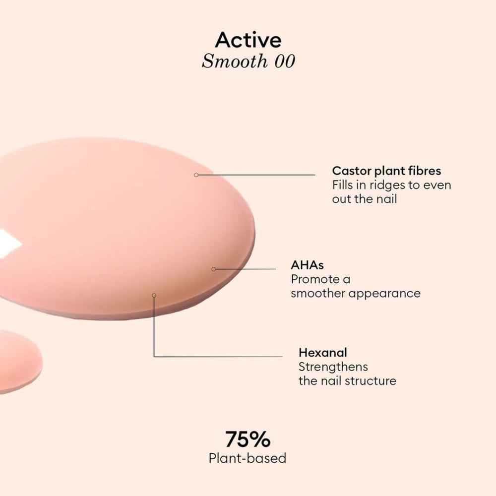 Manucurist Active Smooth packaging highlights vegan, cruelty-free formula.