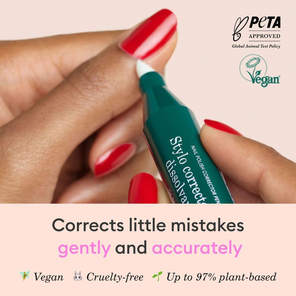 Manucurist refill tips ensuring long-lasting, precise corrections during manicure.
