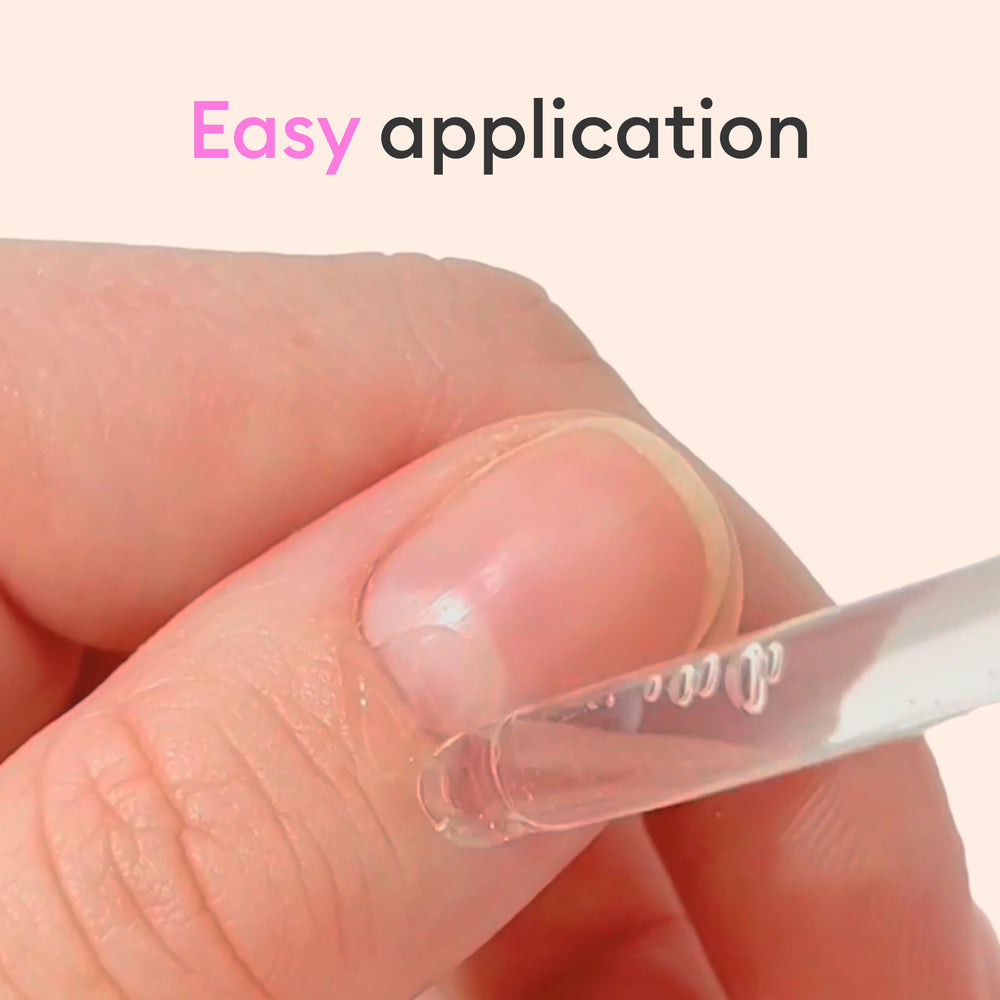 Manucurist Cuticle Remover applied to cuticle for softening