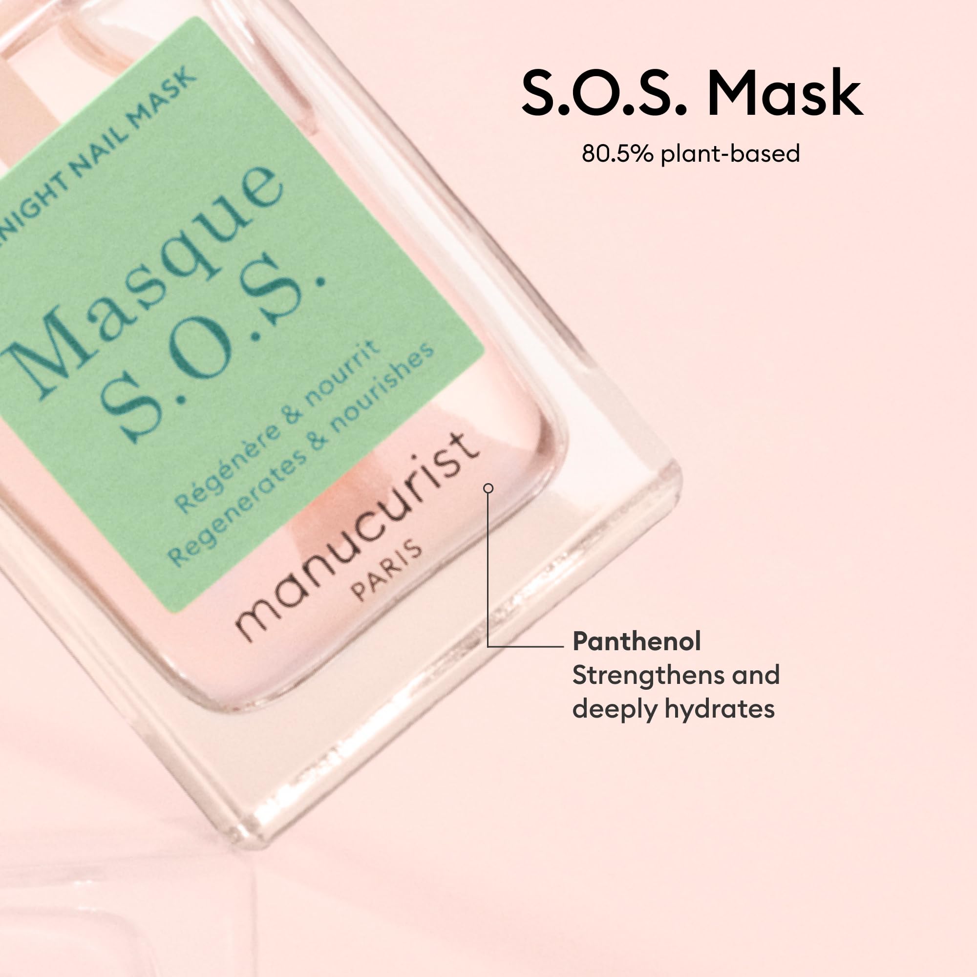 Manucurist Nourishing Nail Pen pro-tip image suggests cuticle care alongside routine