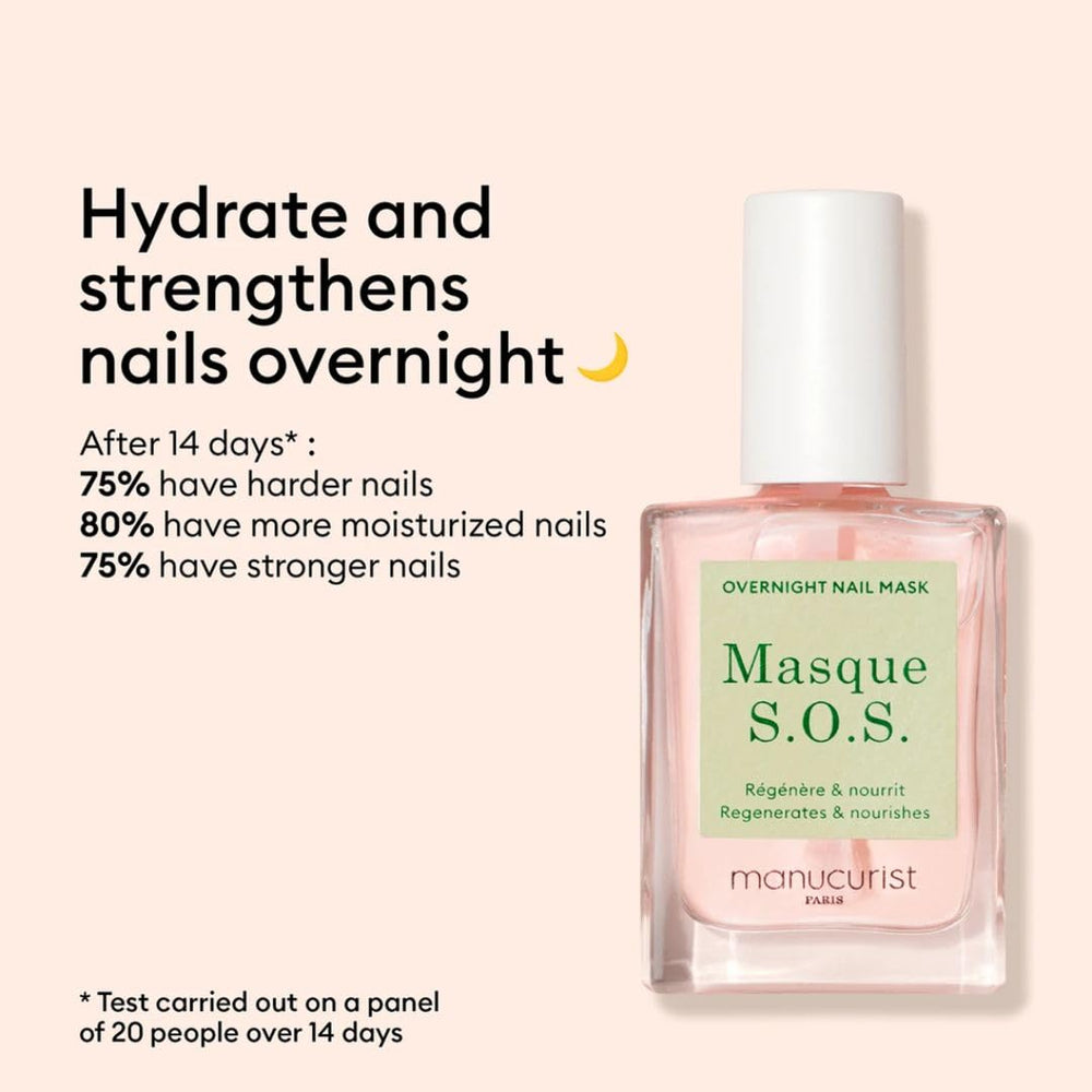 Manucurist Rescue Nails after two weeks show rehydrated, stronger appearance