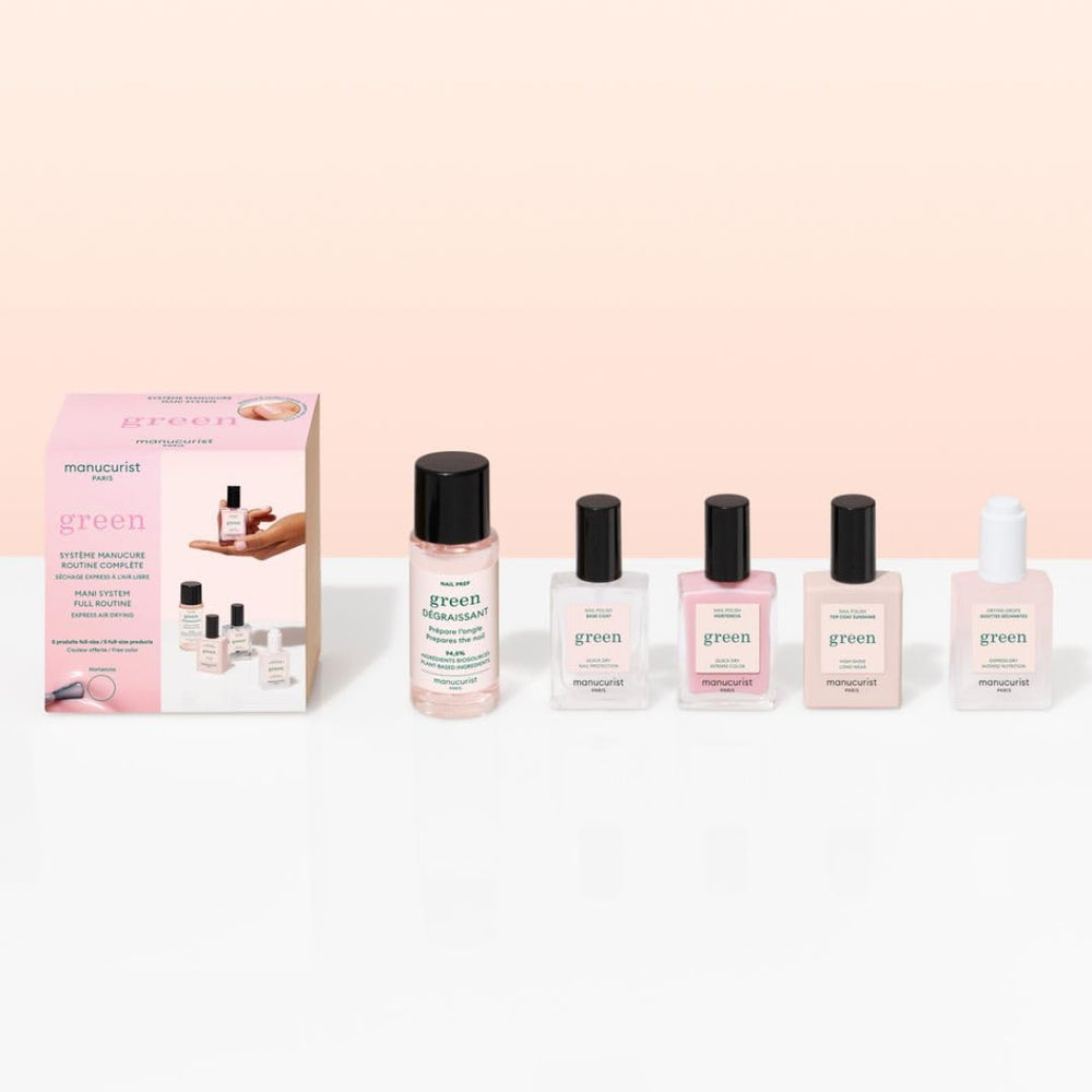 Manucurist Hortencia Base Coat strengthens nails and extends wear for a smooth foundation