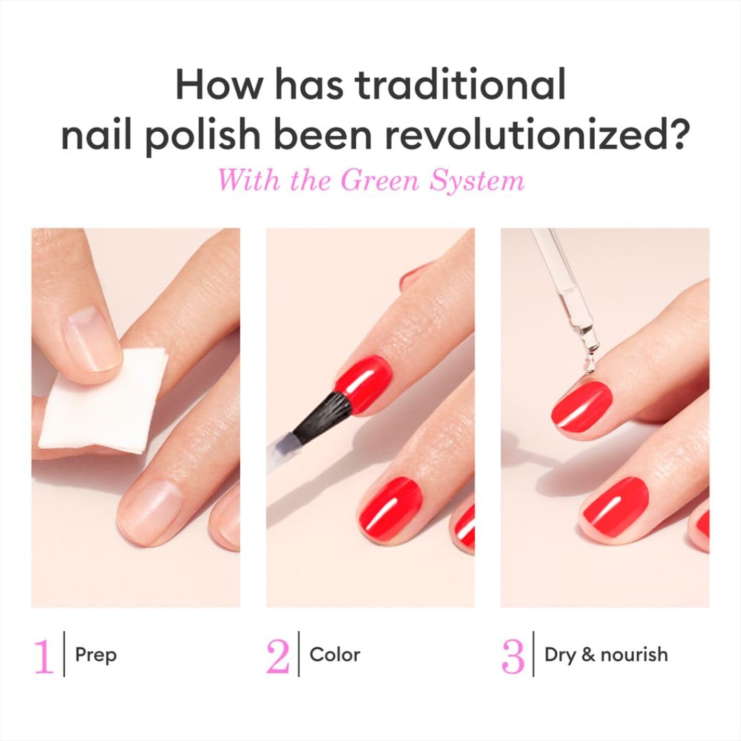 Manucurist Hortencia Top Coat Sunshine adds fast drying, high shine seal