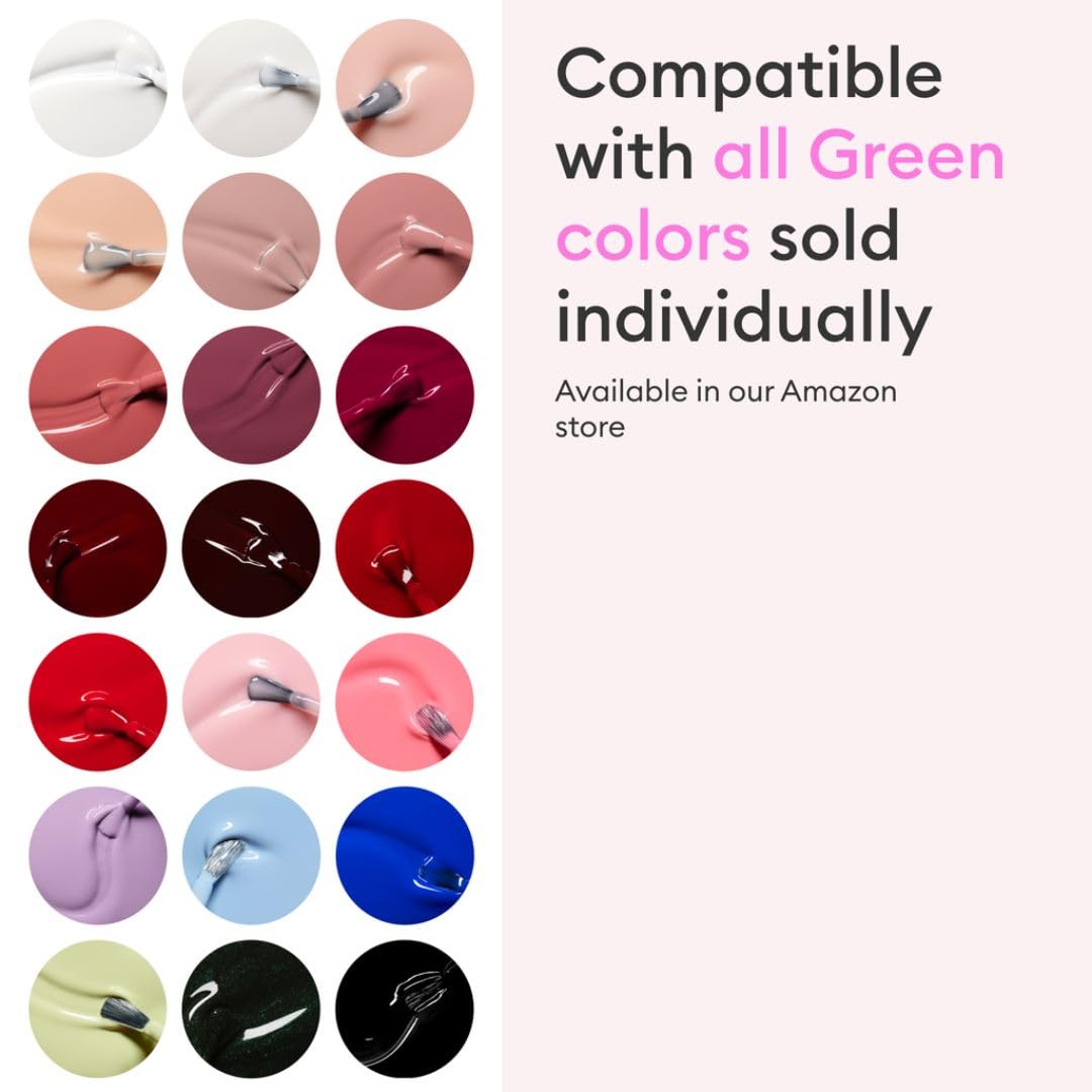 Manucurist System Green vegan formula France-made polish with toxin-free ingredients