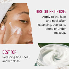 Manuka Lane cocoa butter creamy swatch enhances hydration and comfort.