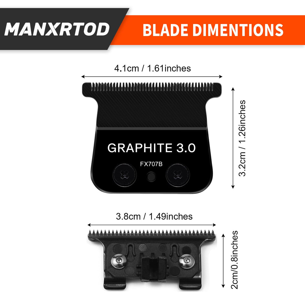 Manxrtod Graphite 3.0 blade compatibility with BaByliss FX787 FX726 trimmers.