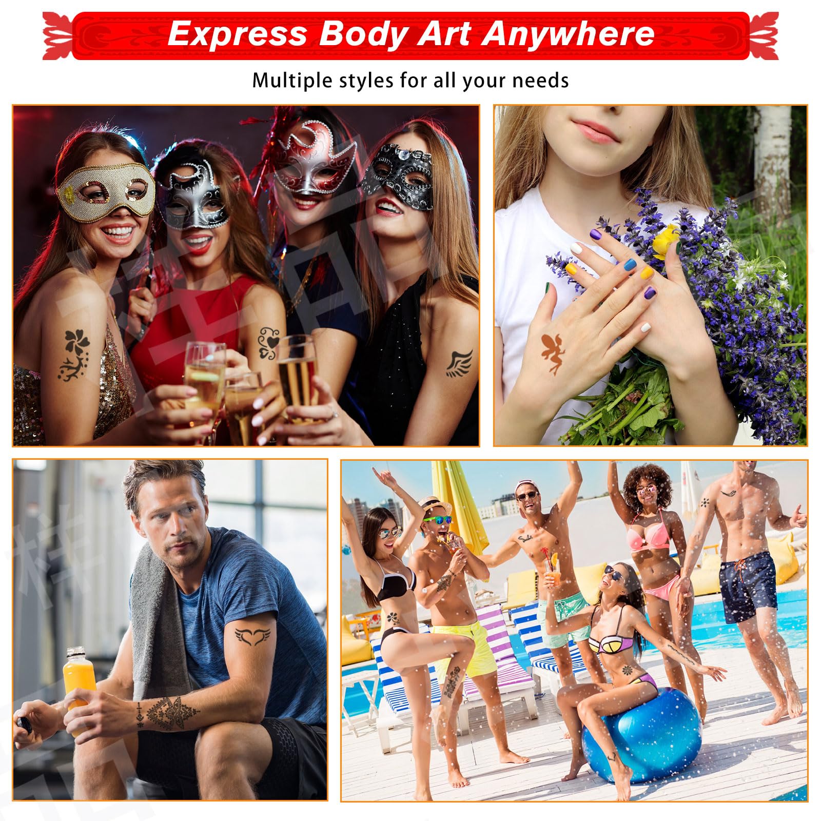ManYan HaiYan templates fit weddings parties and seasonal events