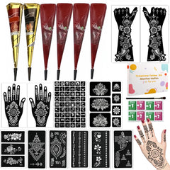 ManYan HaiYan 12-sheets stencil collection for versatile DIY body art