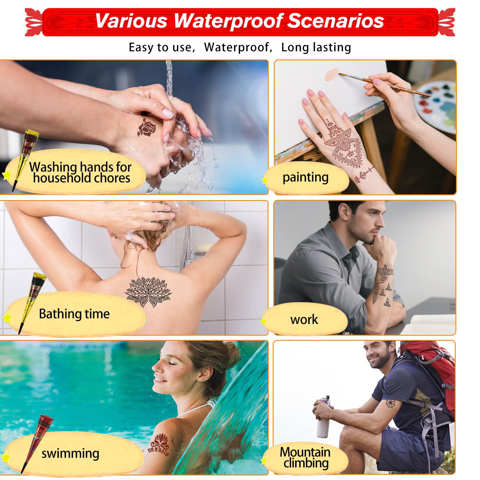 ManYan HaiYan waterproof formula maintains crisp edges during showers and workouts