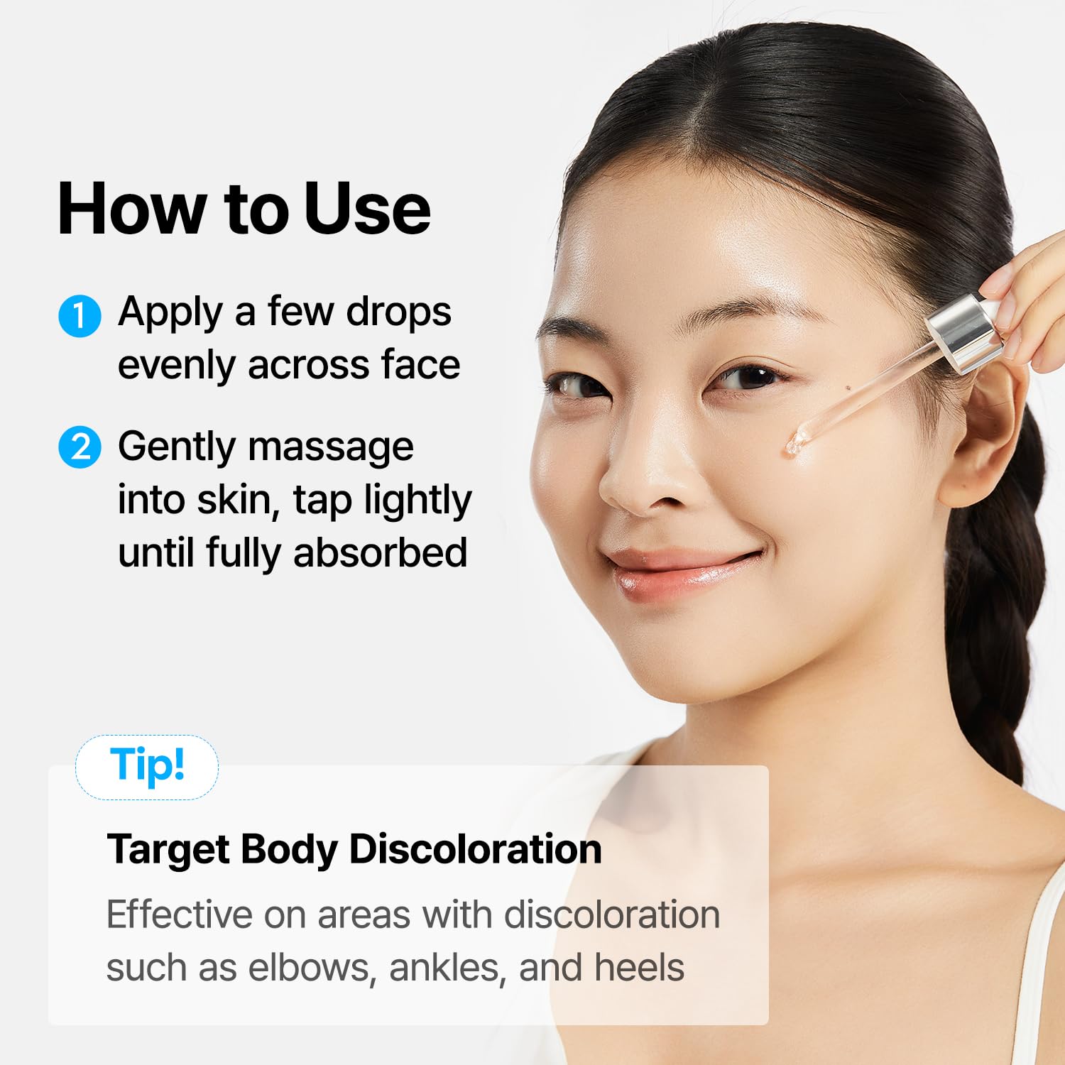 MANYO Galac Niacin 3.0 Essence skin application scene with glow
