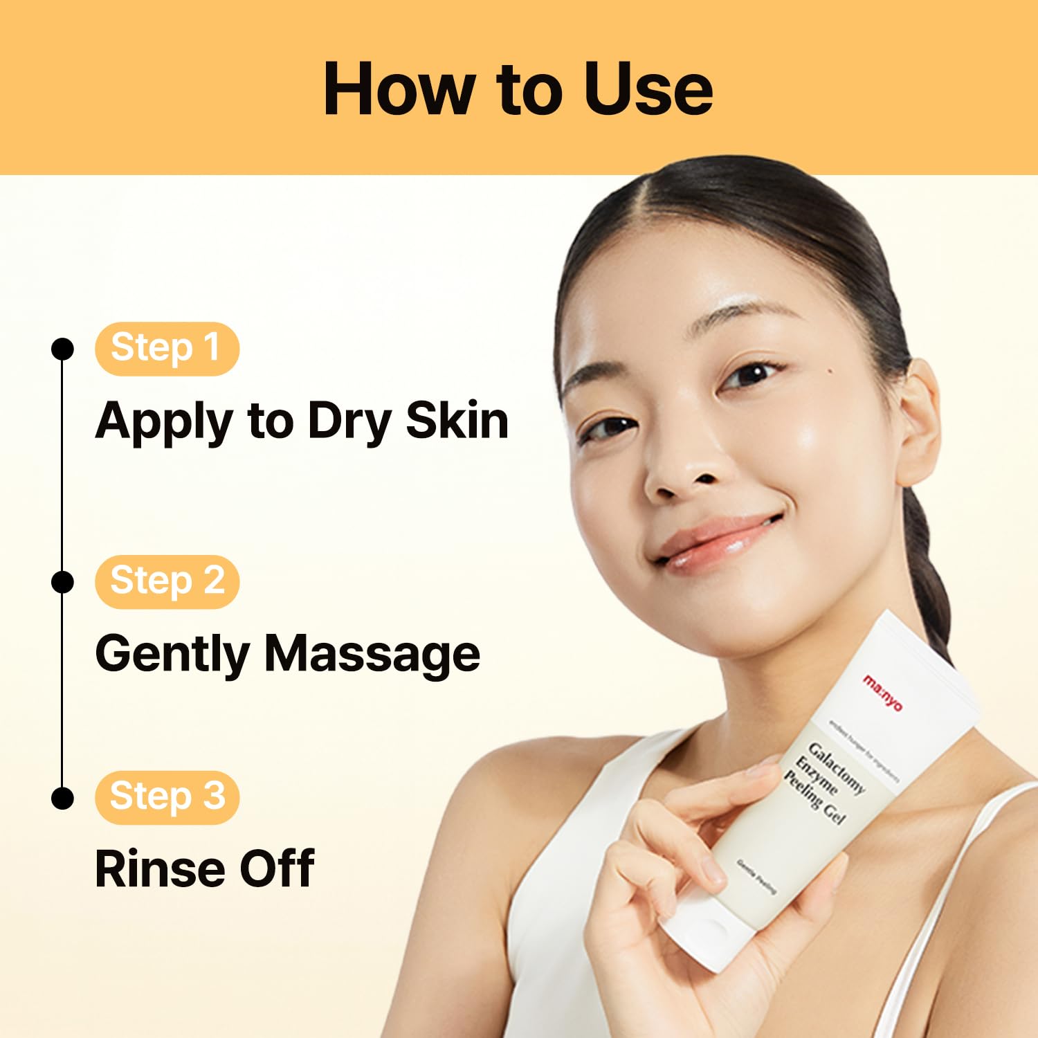 ma:nyo Galactomy Enzyme Peeling Gel targets blackheads and pores
