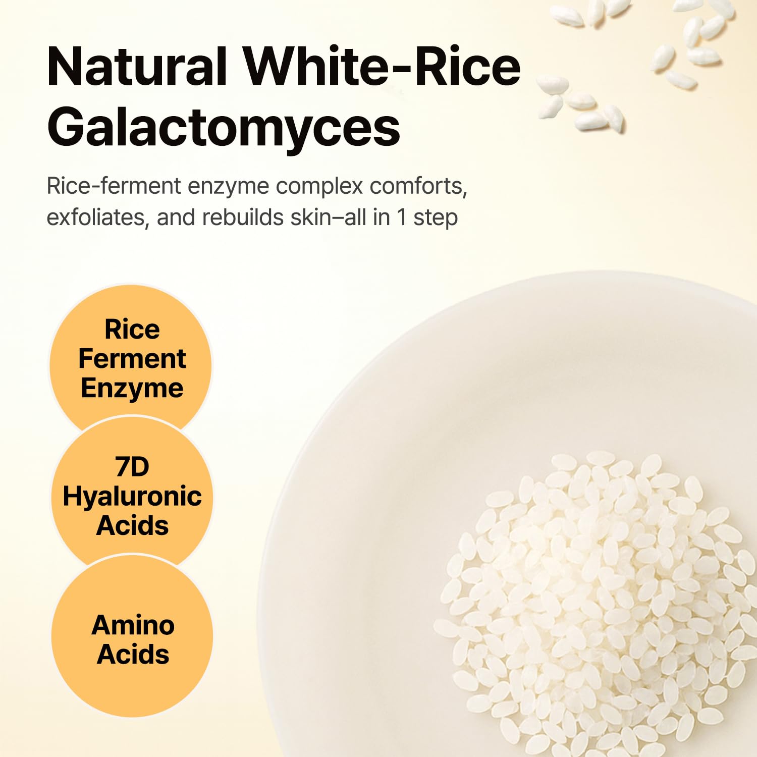 ma:nyo Galactomy Enzyme Peeling Gel highlights hyaluronic acid hydration