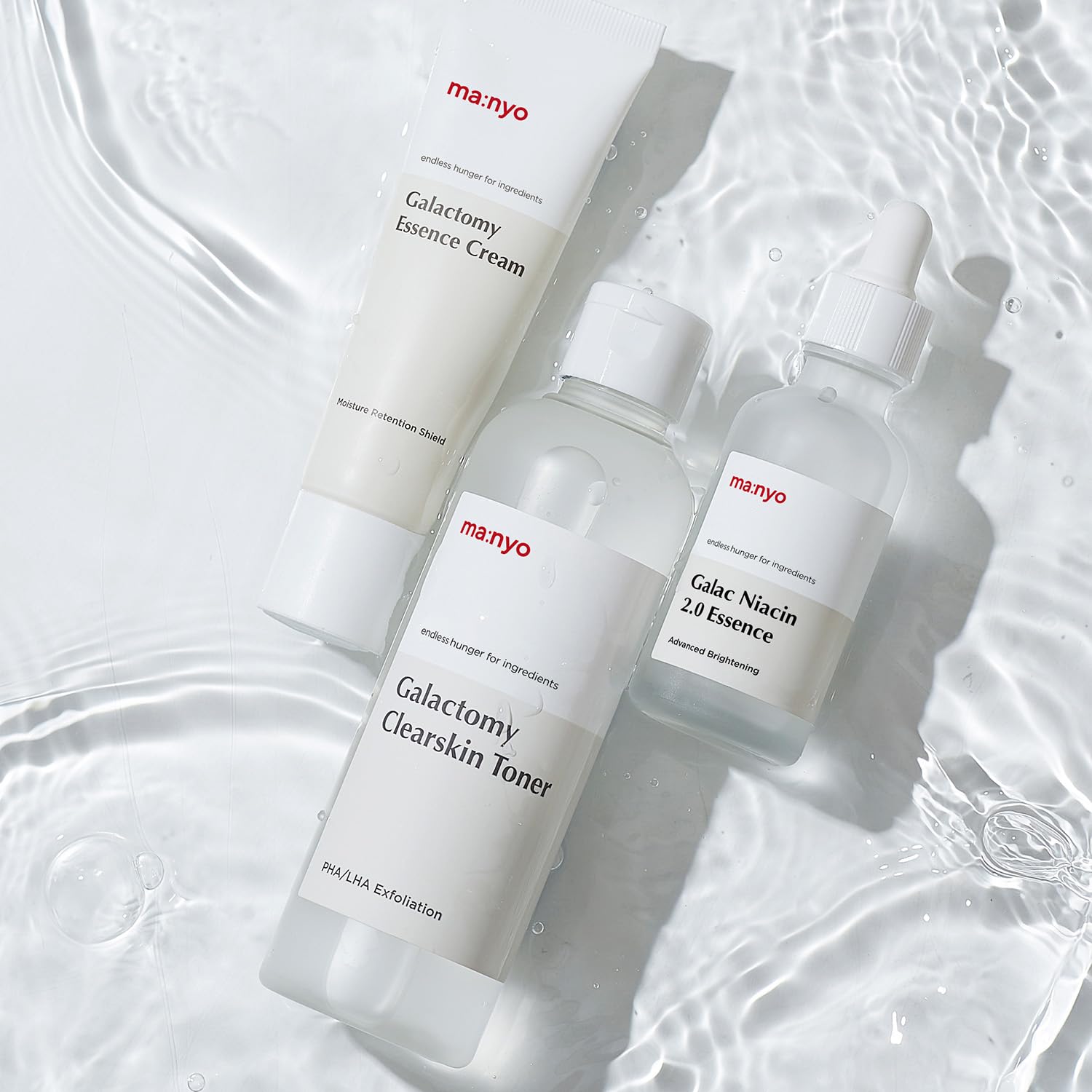 Manyo Galactomy Clear Skin Toner packaging hints fermentation benefits.