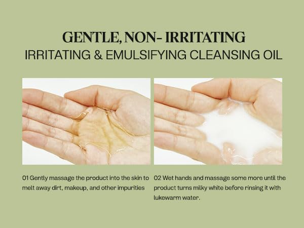 Visible refreshed skin after using MANYO Herb Green Cleansing Oil