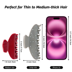 Maorulu acetate clip close-up highlights its glossy finish and durability.