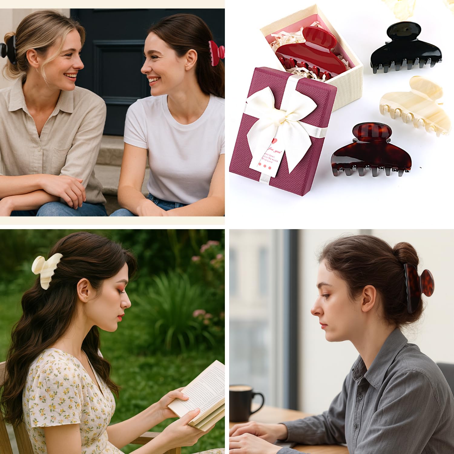 Maorulu secure grip with rounded teeth highlights hair-friendly design.
