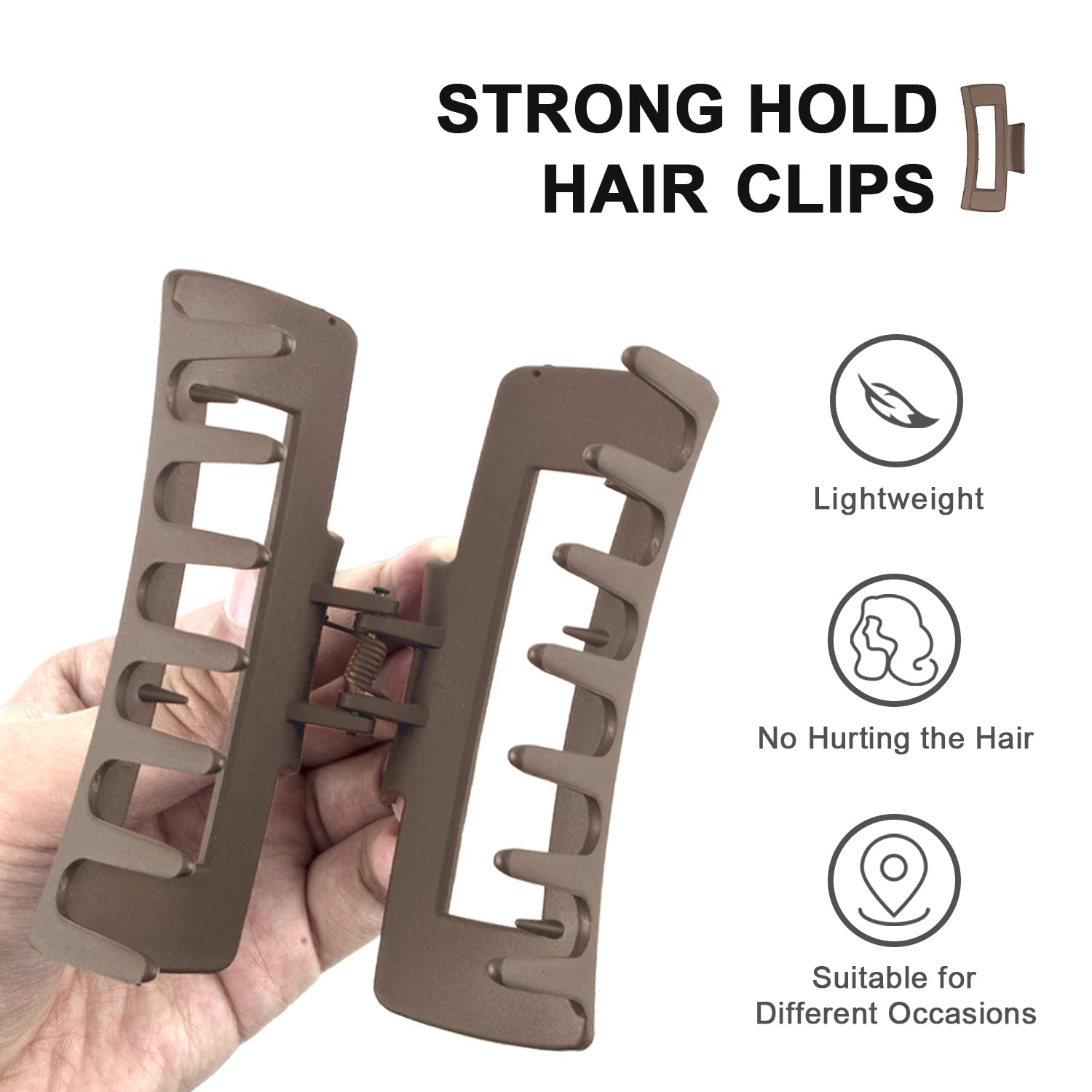 MAORULU Strong metal spring closeup provides durable, reliable closure