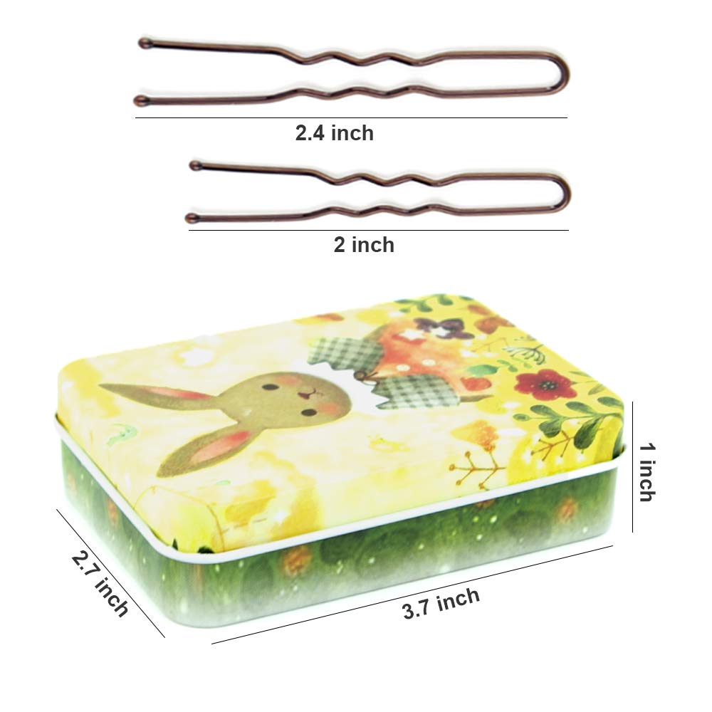 MAORULU U-shaped pins in bun styling setup