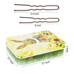 MAORULU U-shaped pins in bun styling setup