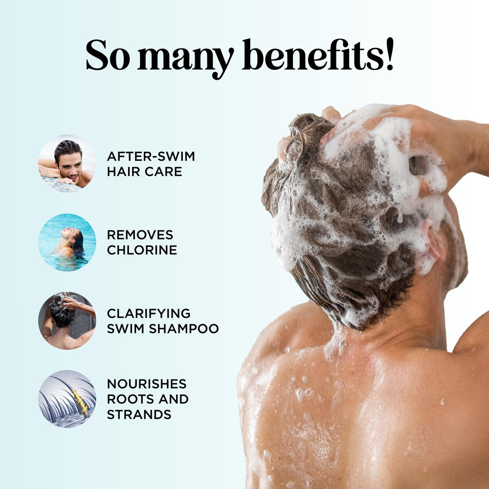 Maple Holistics after swim conditioner bottle cap open highlights hydrating post-swim care