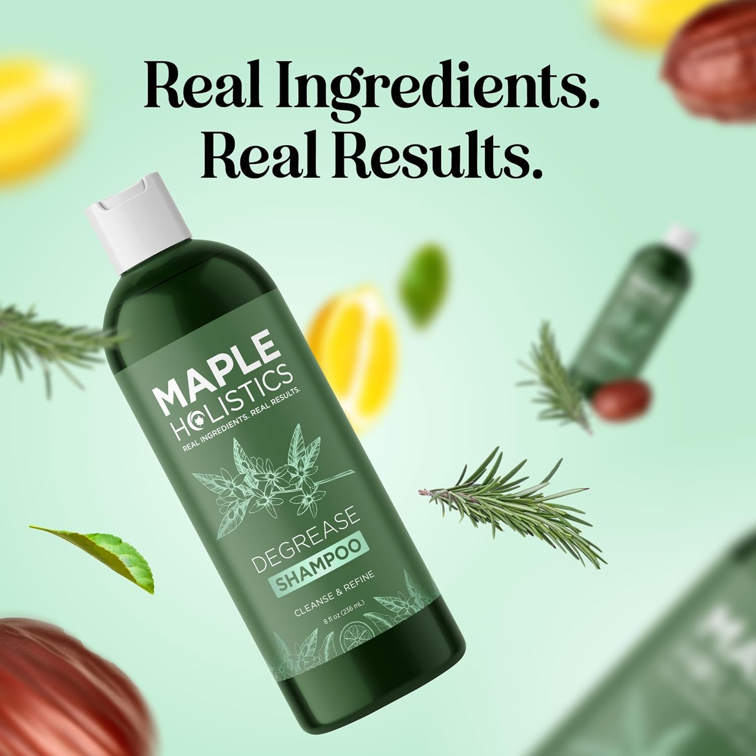 Maple Holistics after-use hair texture closeup conveys fresh revived feeling