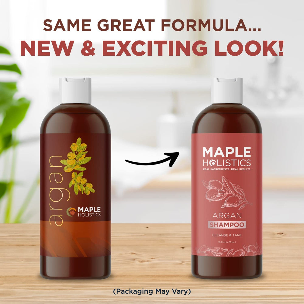 Maple Holistics Argan Oil Shampoo lather demonstrates a creamy texture with frizz control