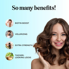 Maple Holistics biotin conditioner argan oil and green tea ingredients highlighted