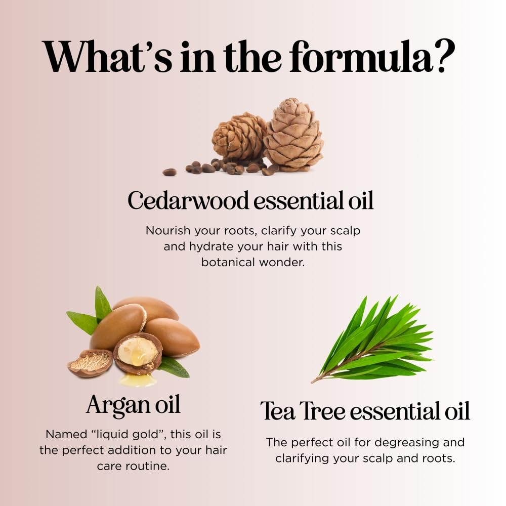 Maple Holistics cedarwood rosemary shampoo natural essential oils for refreshed hair.