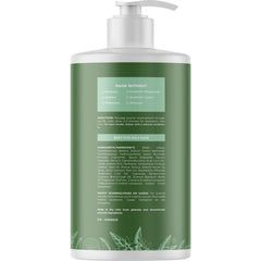 Maple Holistics clarifying shampoo pump creates rich lather for cleansing.