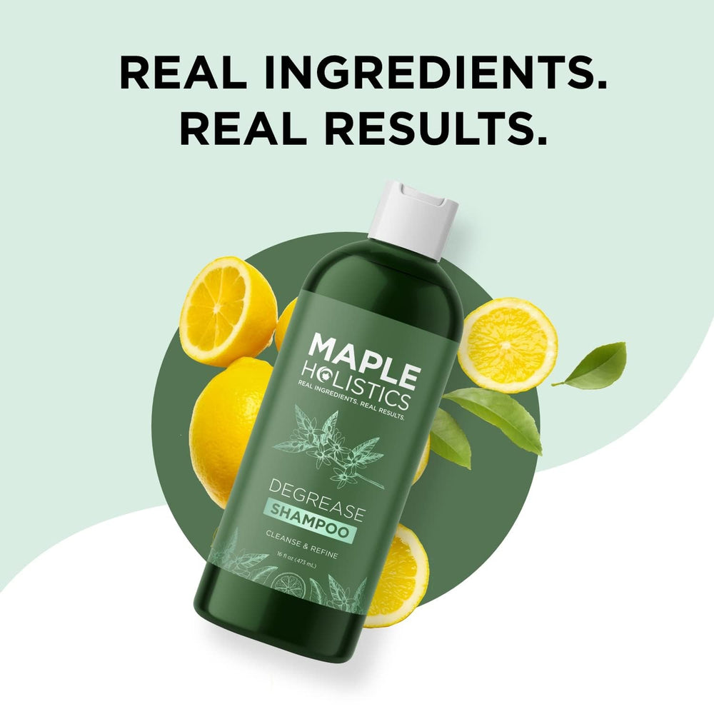 Maple Holistics color-safe bottle signals suitability for color-treated hair.