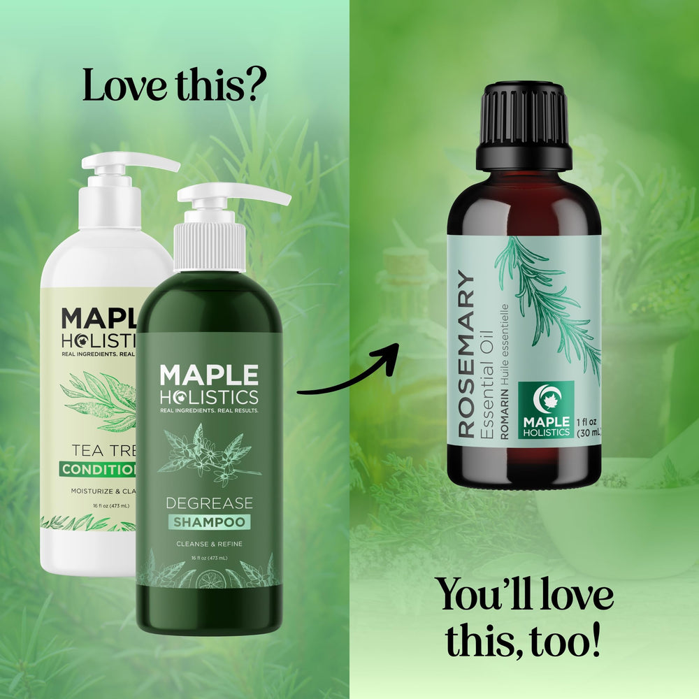 Maple Holistics color-safe label on bottle for color-treated hair