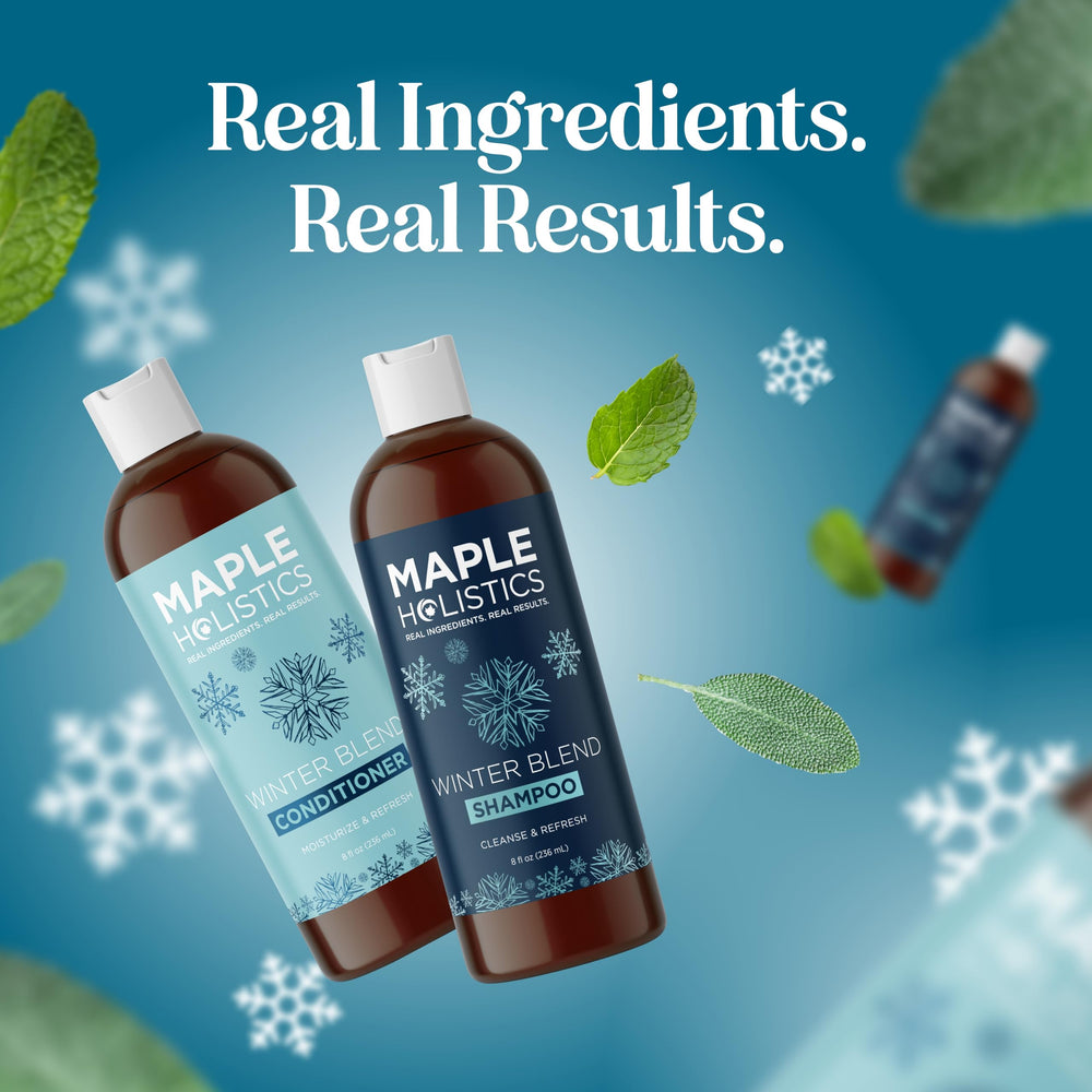 Maple Holistics cruelty-free label on packaging signals ethical skincare choice.