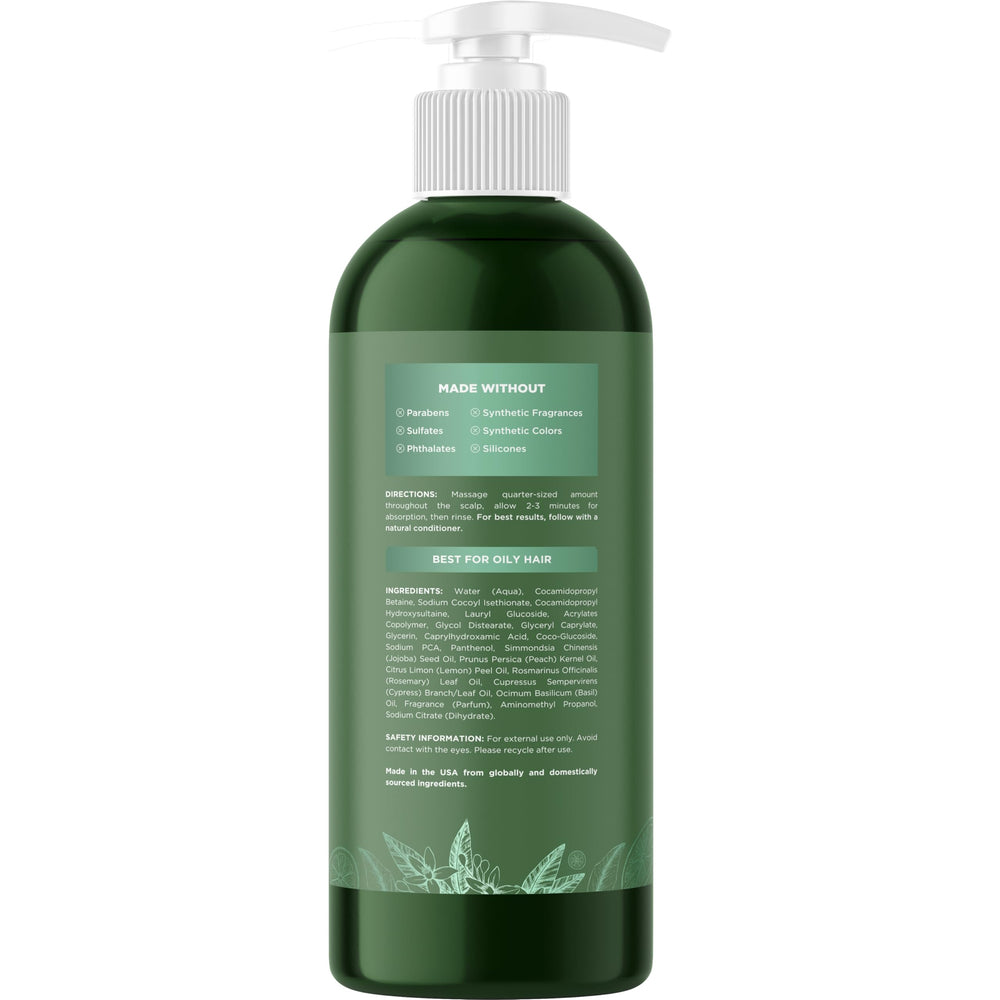 Maple Holistics Degrease foam shows gentle cleansing and buildup removal.
