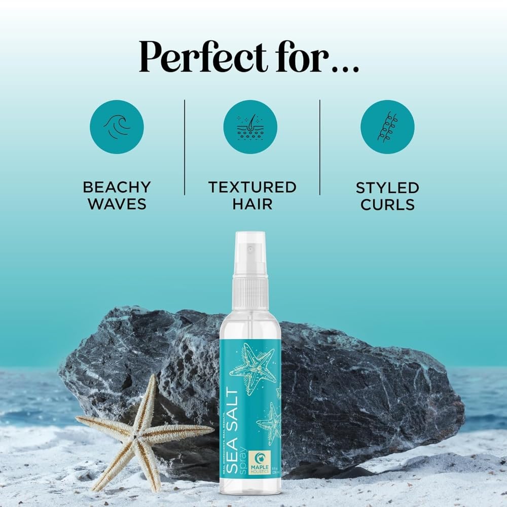 Maple Holistics envase 8oz cabello: presentación práctica para uso diario.