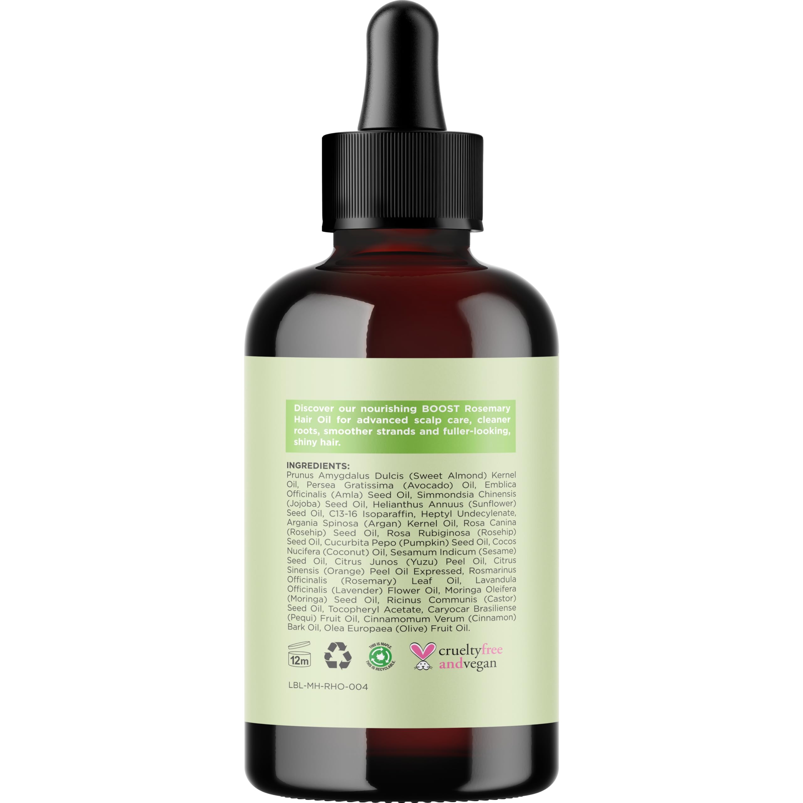 Maple Holistics hair-strands-with-shine captures nourished, smoother-looking hair
