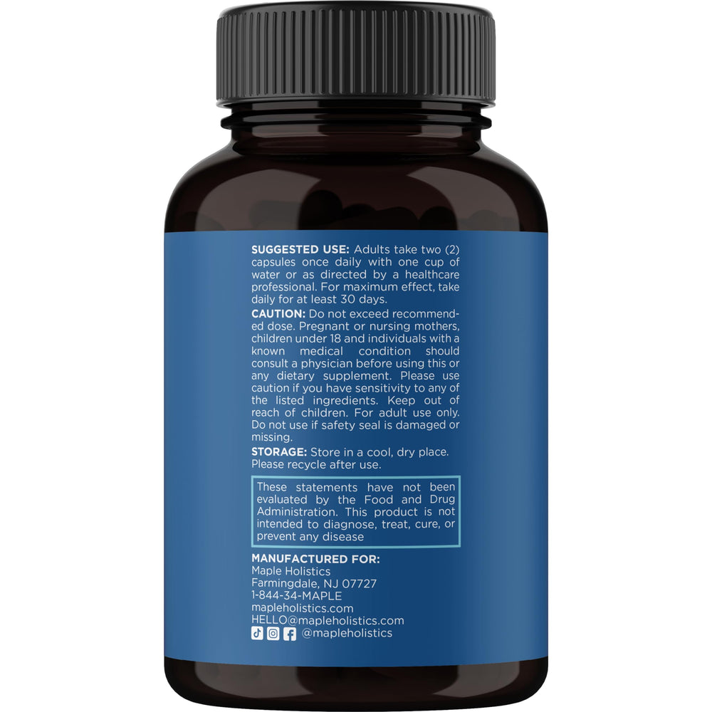 Maple Holistics horsetail extract emphasizes silica for hair and nails.