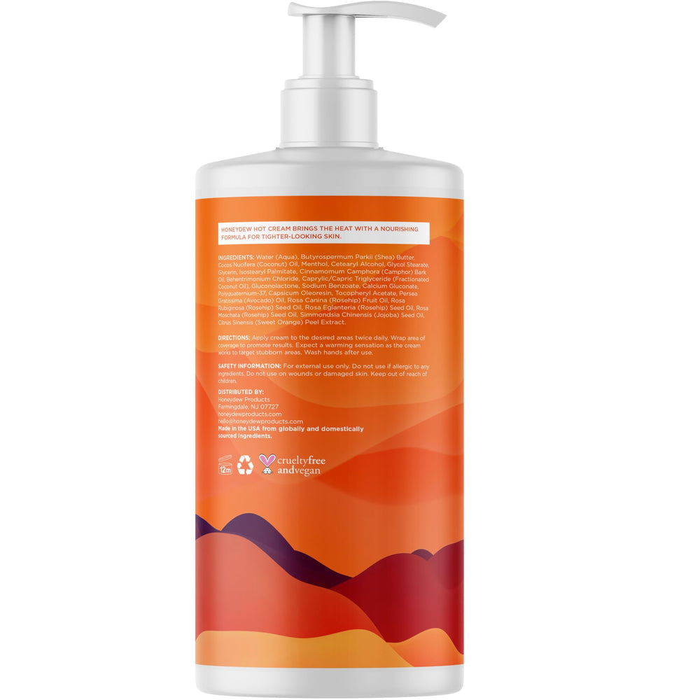 Maple Holistics Hot Cream Sweat Enhancer orange oils shot suggests refreshing aroma.