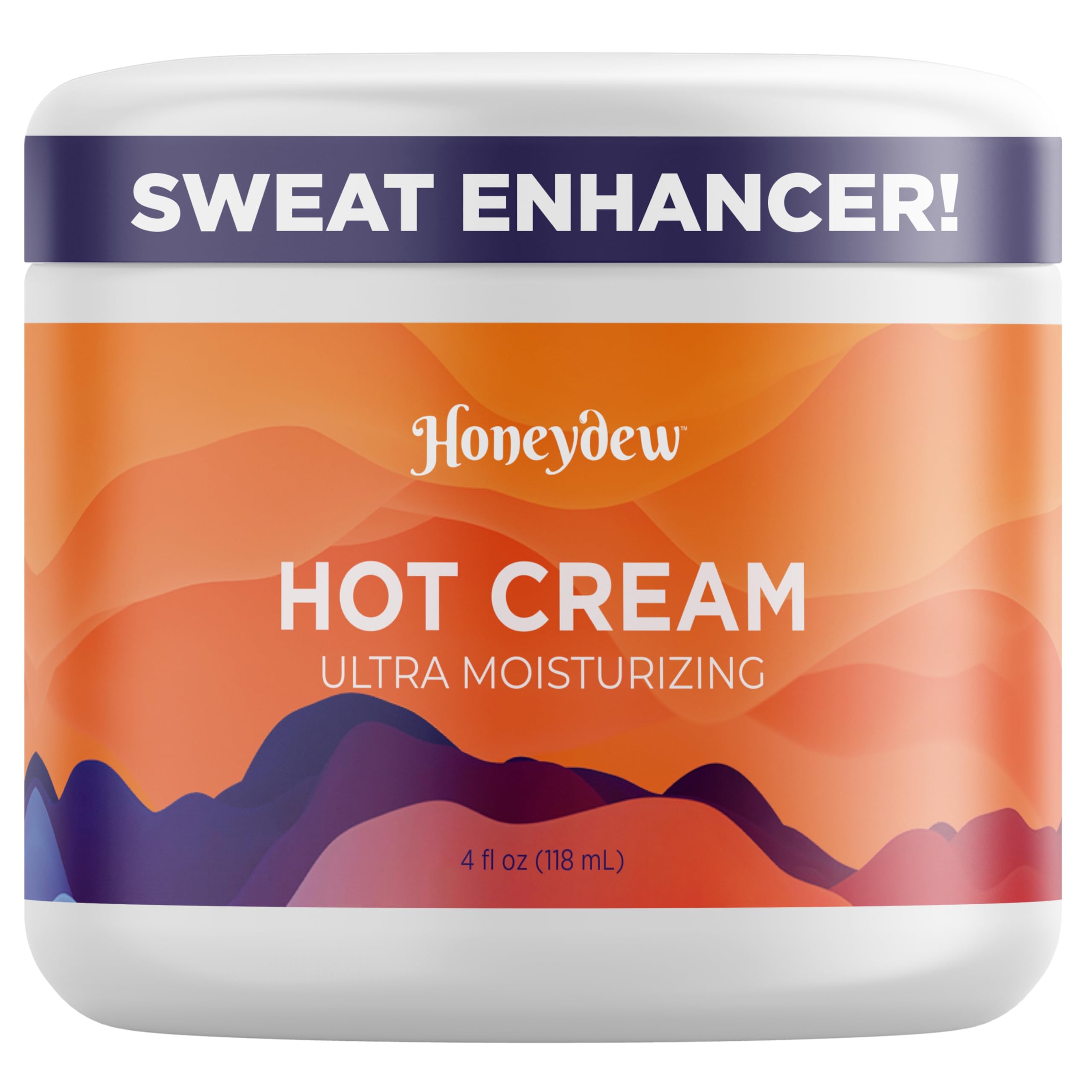 Maple Holistics Hot Firming Lotion bottle showing sweat-activated hydration for workouts.