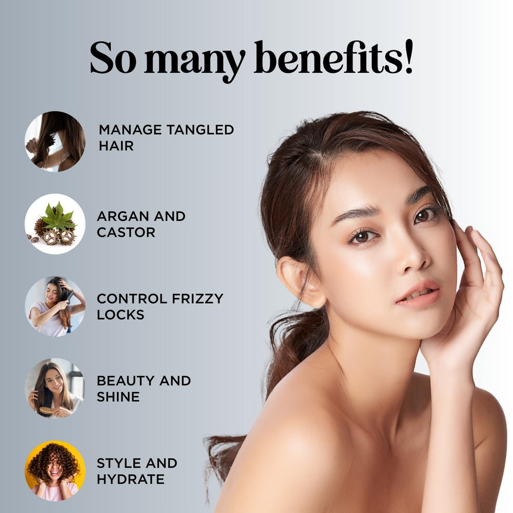 Maple Holistics jojoba argan oil ingredients highlight nourishing oils for shiny soft hair.