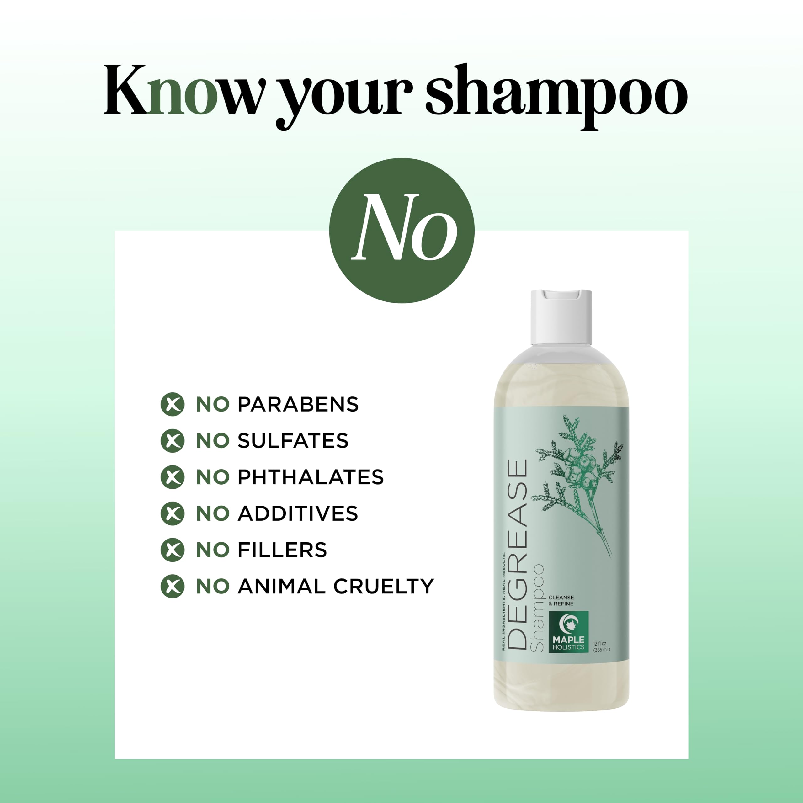 Maple Holistics jojoba oil clarifying-drop emphasizes conditioning after cleanse.