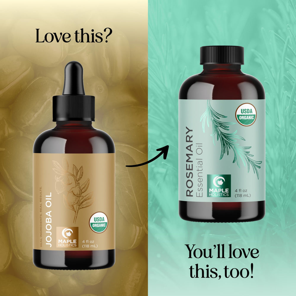 Maple Holistics jojoba oil on nails shows smoothing finish and cuticle care